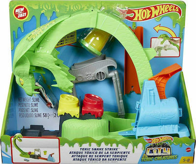 HOT WHEELS ΠΙΣΤΑ ΦΙΔΙ ΜΕ SLIME BIDAKAS TOYS GR eshop παιχνίδια για παιδιά