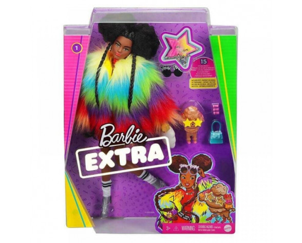 BARBIE EXTRA-RAINBOW COAT