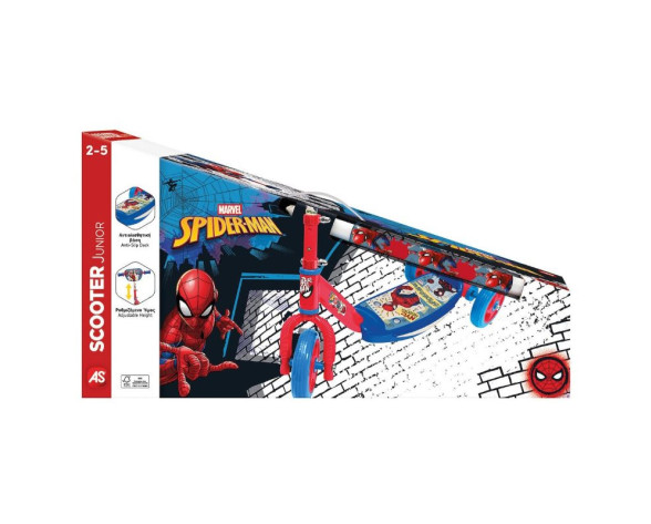 SCOOTER SPIDERMAN ΜΕ ΛΑΜΠΑΔΑ