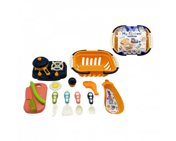 SNAINTER TOYS ΣΕΤ ΚΟΥΖΙΝΙΚΩΝ MY KITCHEN ΣΕ ΚΑΛΑΘΑΚΙ RM8205-3