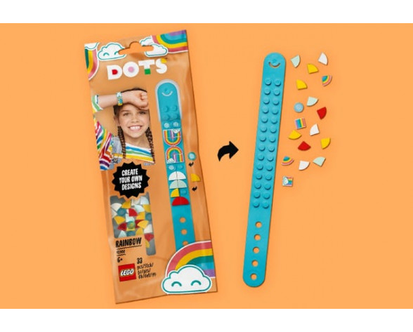 Lego Rainbow Bracelet
