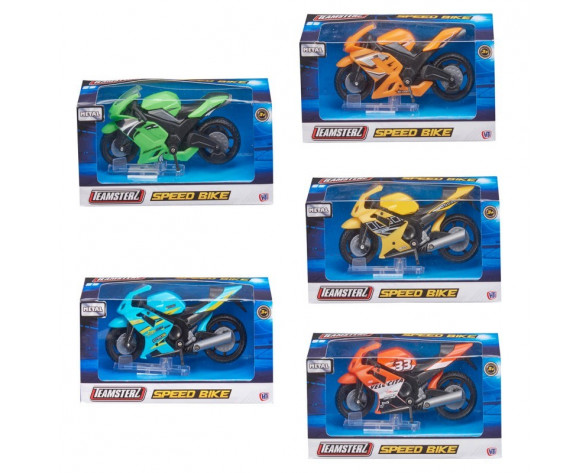 As company Teamsterz Μηχανή Αγώνων Speed Bike 1:43 - 6 ΧΡΩΜΑΤΑ 7535-74323