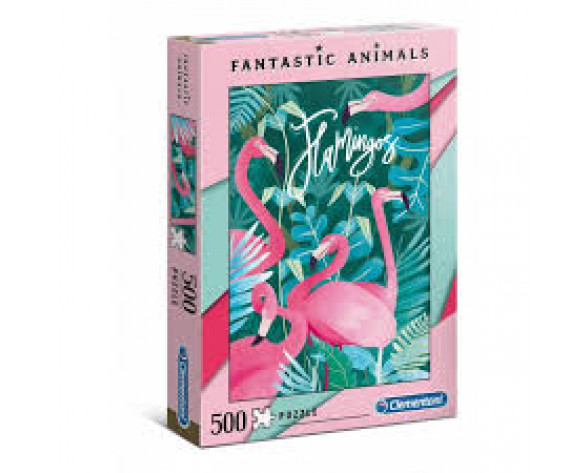 ΠΑΖΛ 500 ΤΕΜ FANTASTIC ANIMALS ΦΛΑΜΙΝΓΚΟ