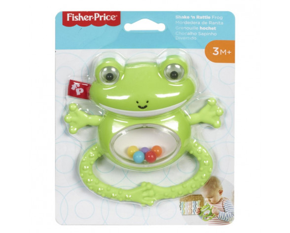 Fisher-Price Shake N Rattle Frog Ζωάκια Σαφάρι - Βατραχάκι
