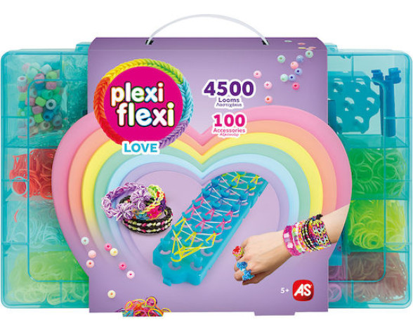 PLEXI FLEXI LOVE ΜΕΓΑΛΗ ΘΗΚΗ 4500 ΛΑΣΤΙΧΑΚΙΑ & 100 ΑΞΕΣΟΥΑΡ
