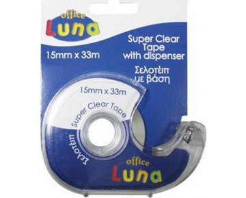 Luna Βάση με Σελοτέιπ Super Clear 000656720 33mm x 15m