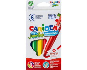 ΜΑΡΚΑΔΟΡΟΙ JUMBO CARIOCA 6ΤΕΜ
