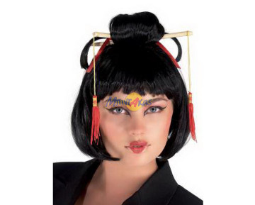 ΠΕΡΟΥΚΑ ΚΙΝΕΖΑΣ ΜΕ ΔΙΑΚΟΣΜΗΤΙΚΑ