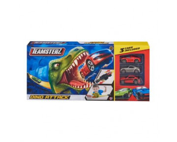 AS Company Teamsterz Πίστα Dino Attack Με 3 Αυτοκινητάκια 7535-16576