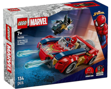 SPIDER MAN CAR VS VENOMIZED WOLVERINE