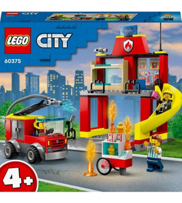 FIRE STATION AND FIRE TRUCK